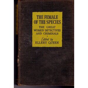 The Female of the Species by Ellery Queen | 1st Ed HC w/ Partial Dust Jacket